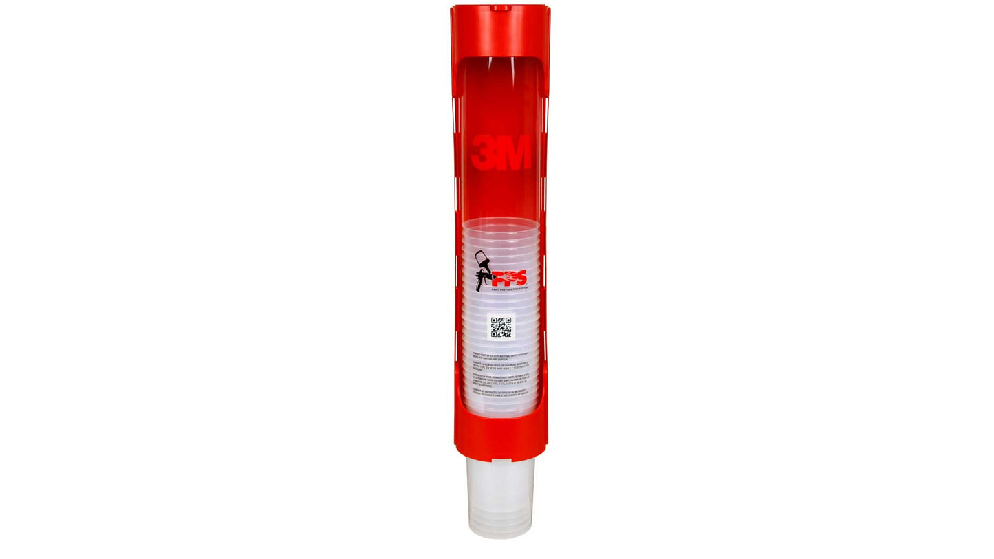 3M PPS Dispenser für PPS Innenbecher Rot (1 Stk)