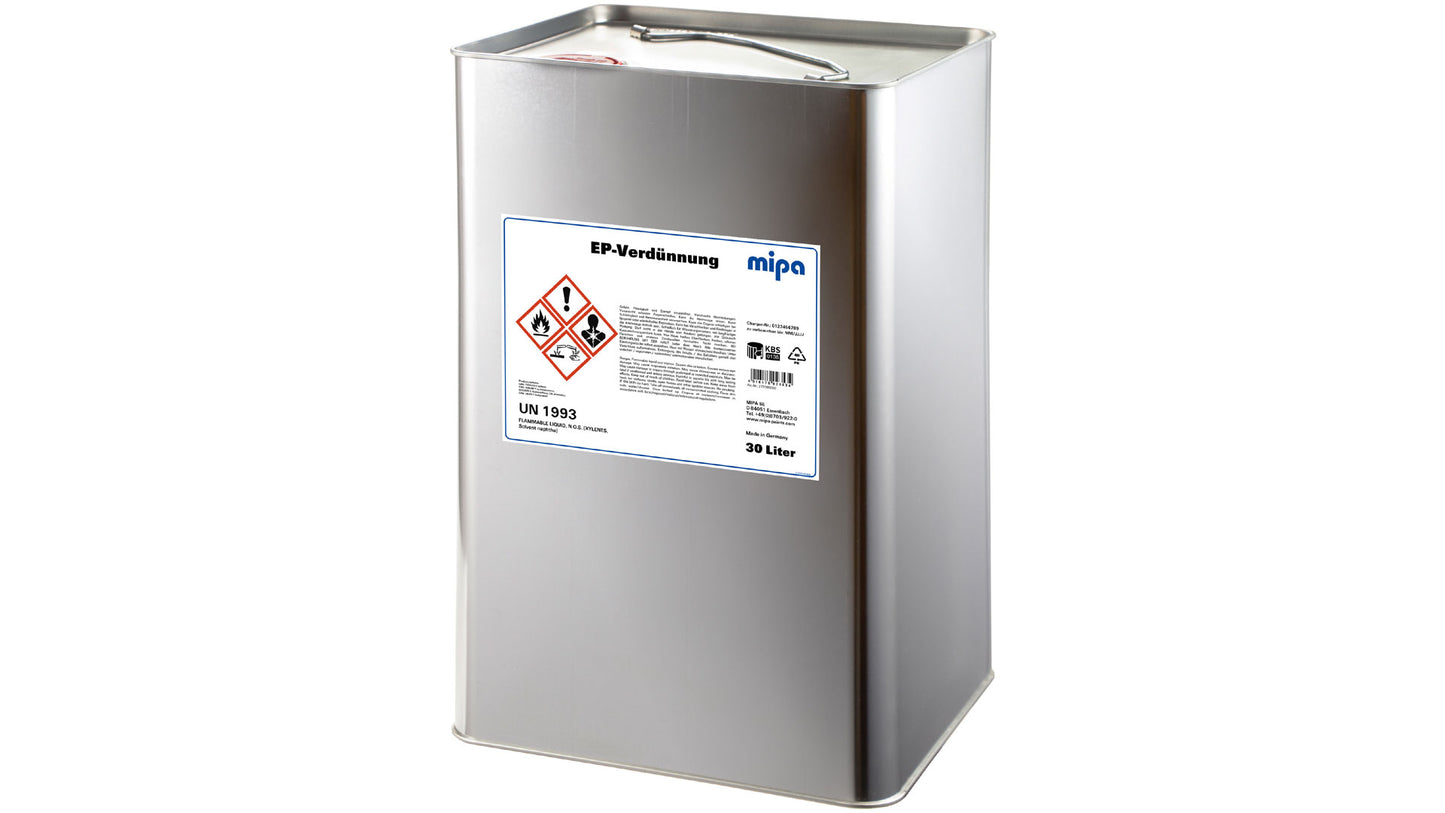 Mipa EP-Verdünnung 1L, 5L oder 30L für Epoxy Anwendungen