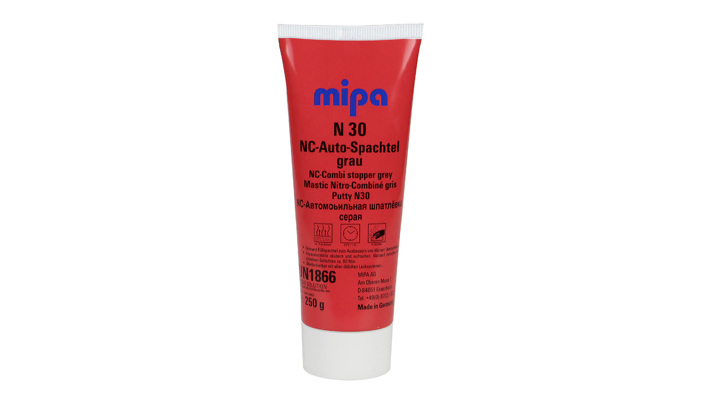 Mipa N 30 NC-Auto-Spachtel grau (250g Tube oder 900g Dose)