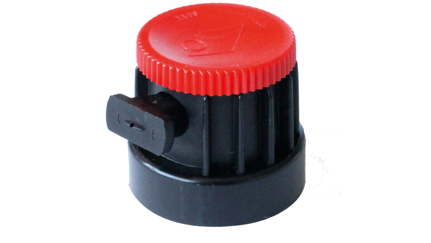 Mipa Sprühkopf Vario für 2K-Spraydosen schwarz/rot (1 Stk.)