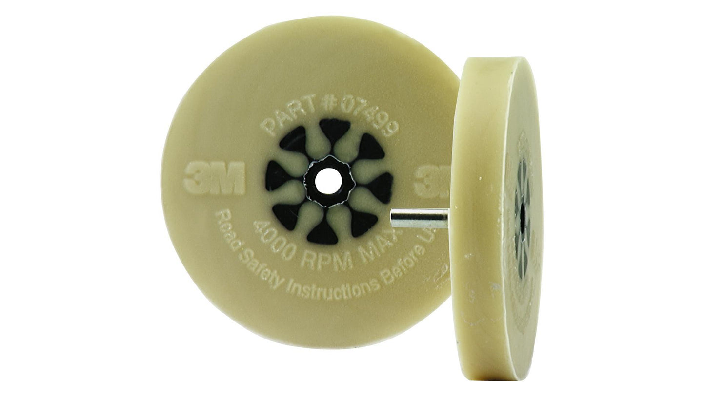 3M 07498 Scotch-Brite Radierscheibe mit Befestigungsschaft 100mm (1Stk)