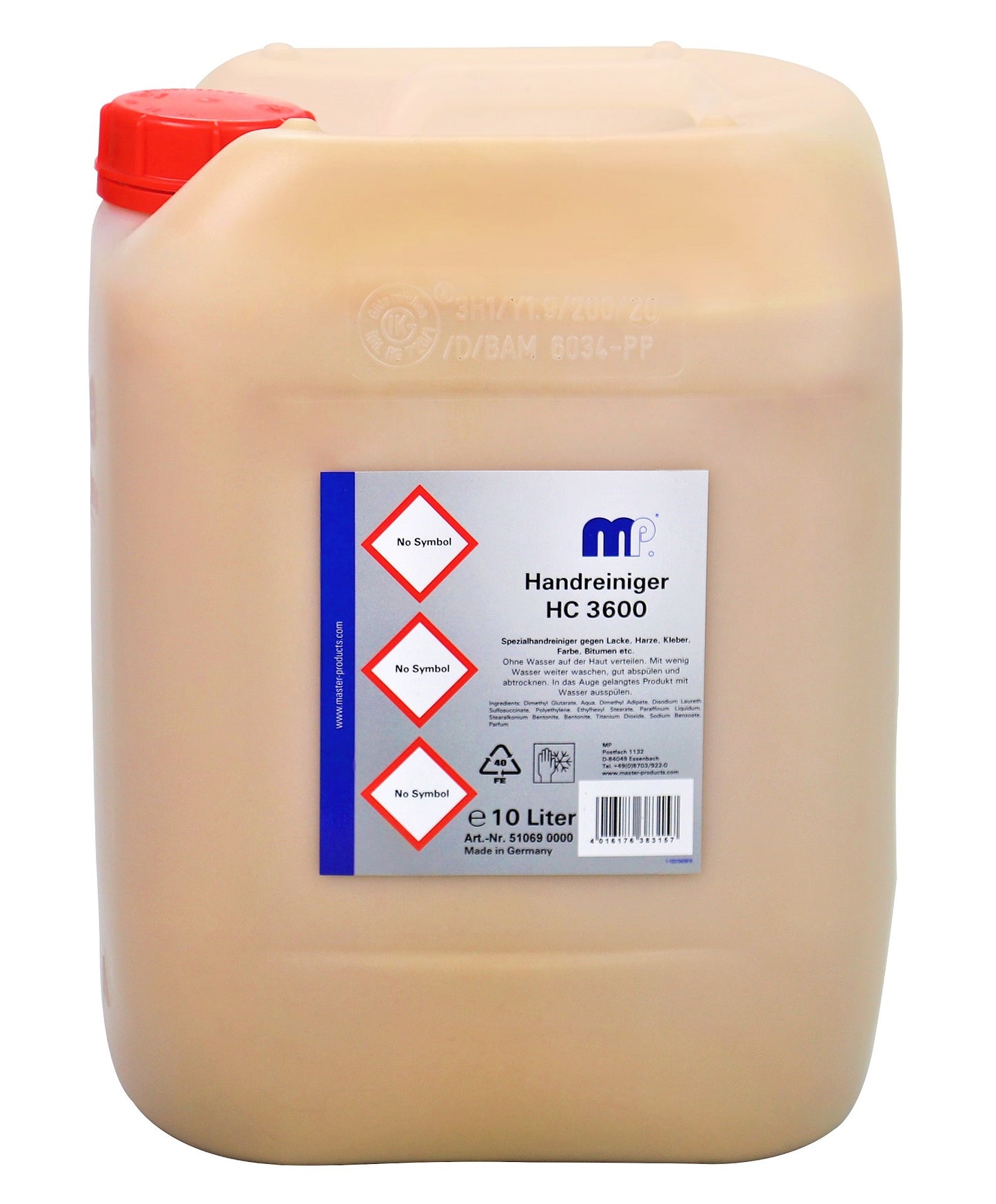 MP Handreiniger HC 3600 HandCareSystem 250ml, 1L, 2L oder 10L