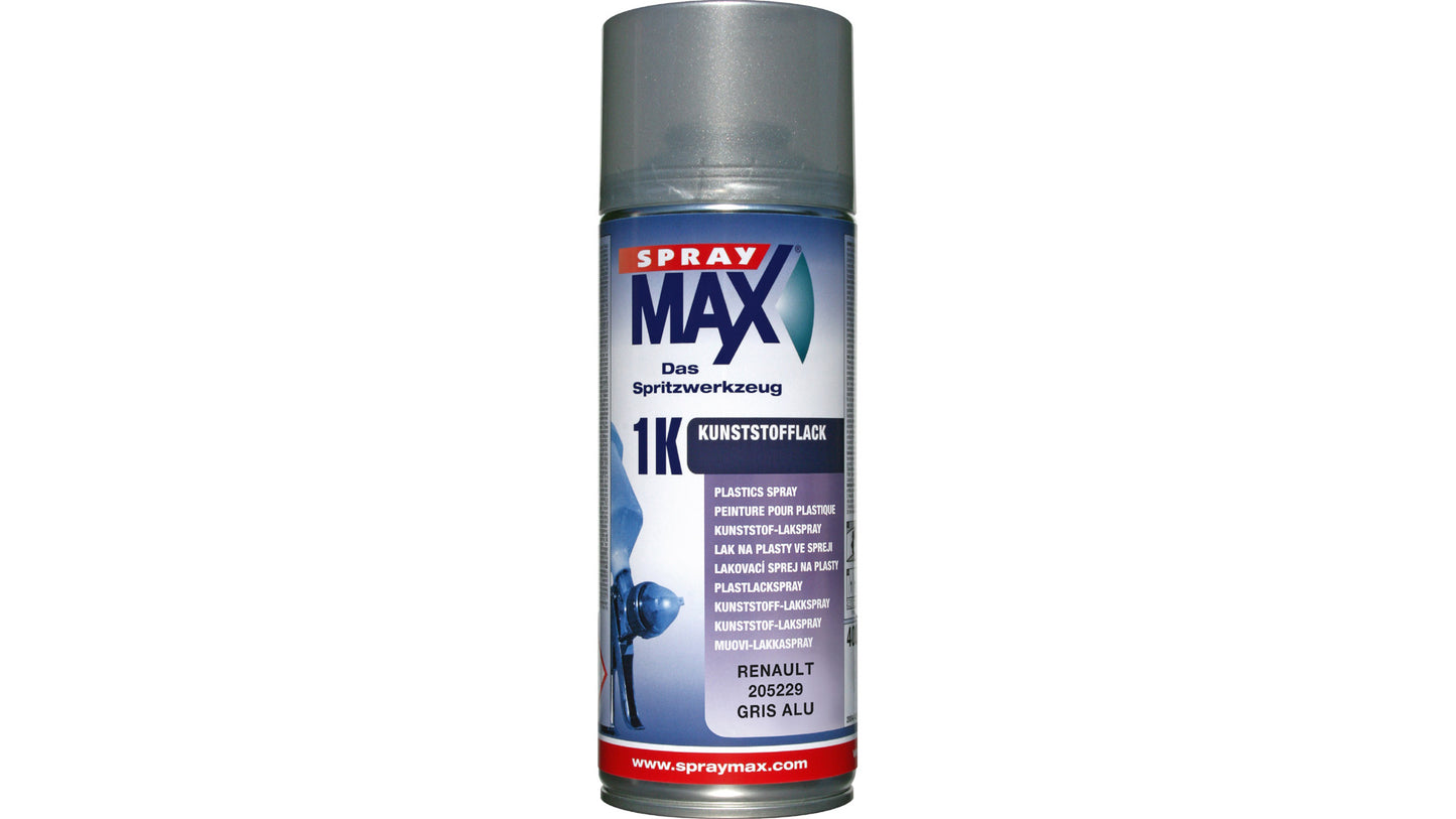 SprayMax 1K Kunststofflack Renault Gris Alu 205229 (400 ml)