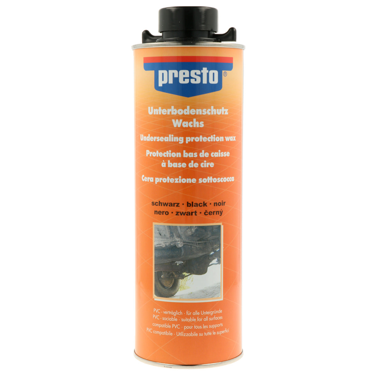 presto Unterbodenschutz Wachs schwarz (1000ml)