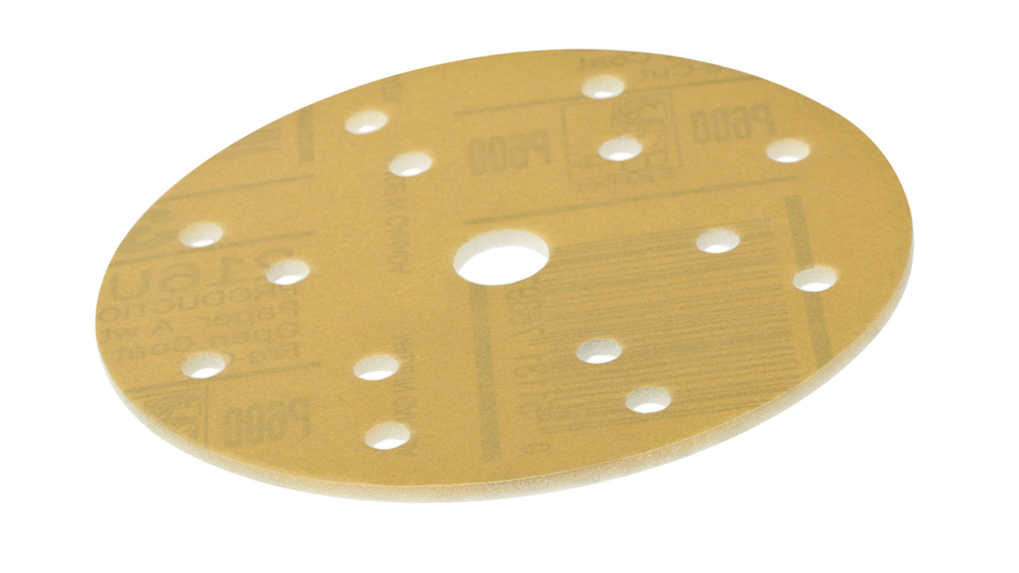 3M 51092 Hookit 216U Schleifscheiben mit Schaumstoffrücken 15-fach gelocht Ø150 mm P800 (25Stk)