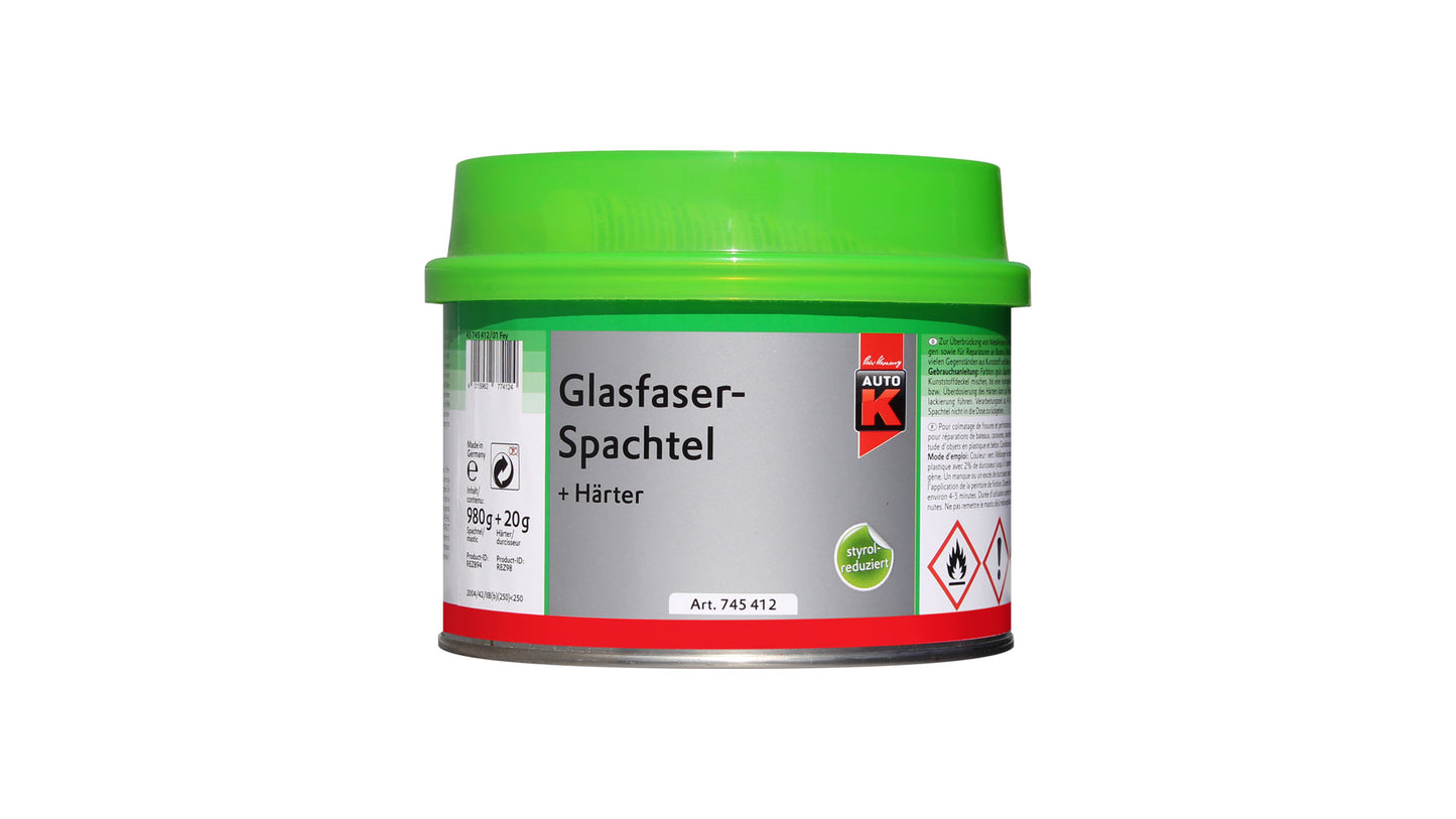 Auto-K Glasfaserspachtel inkl. Härter