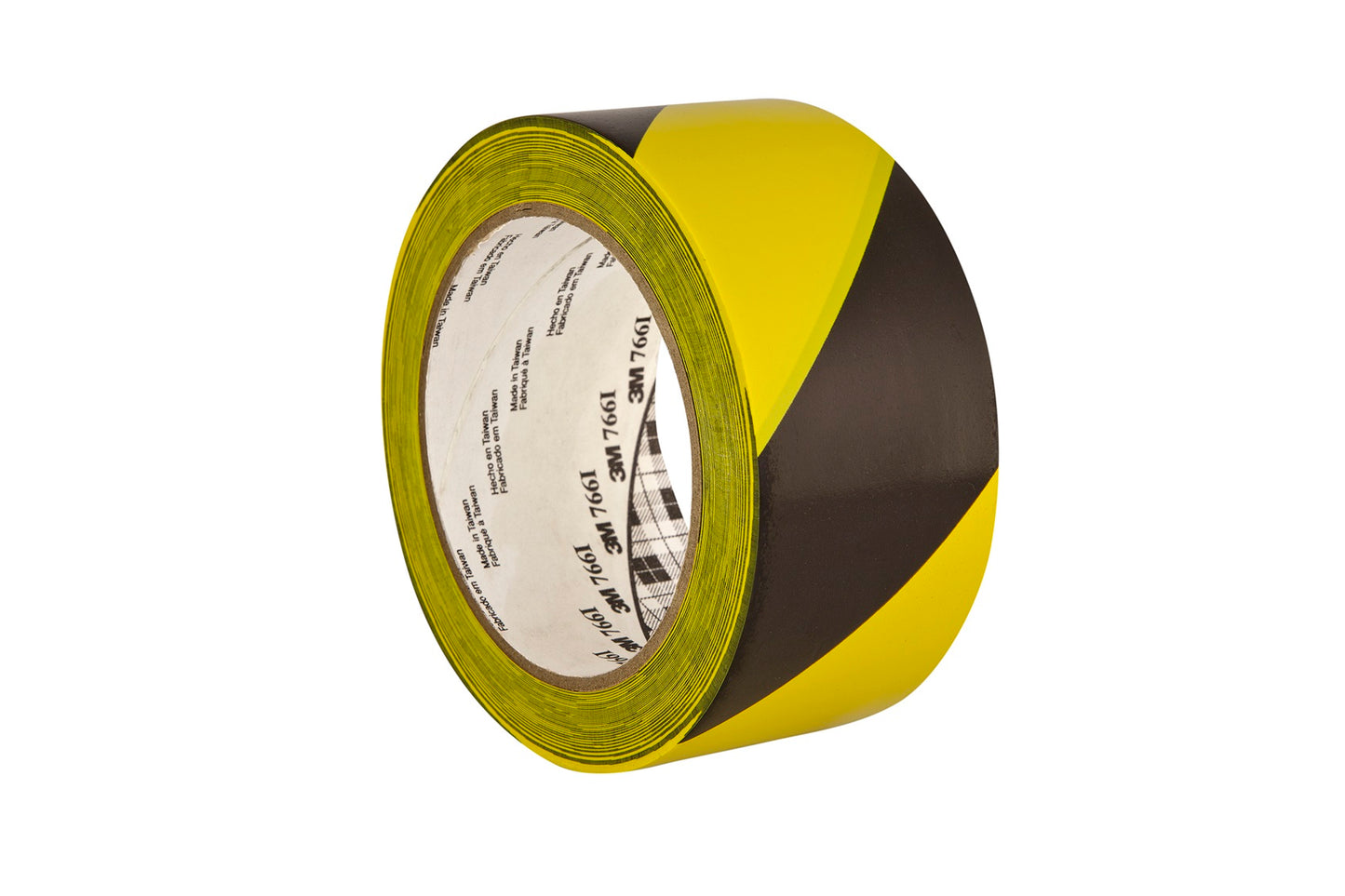 3M 766IYEBL Gefahrenwarnband 766i, Gelb/Schwarz, 50 mm x 33 m (1 Rolle)