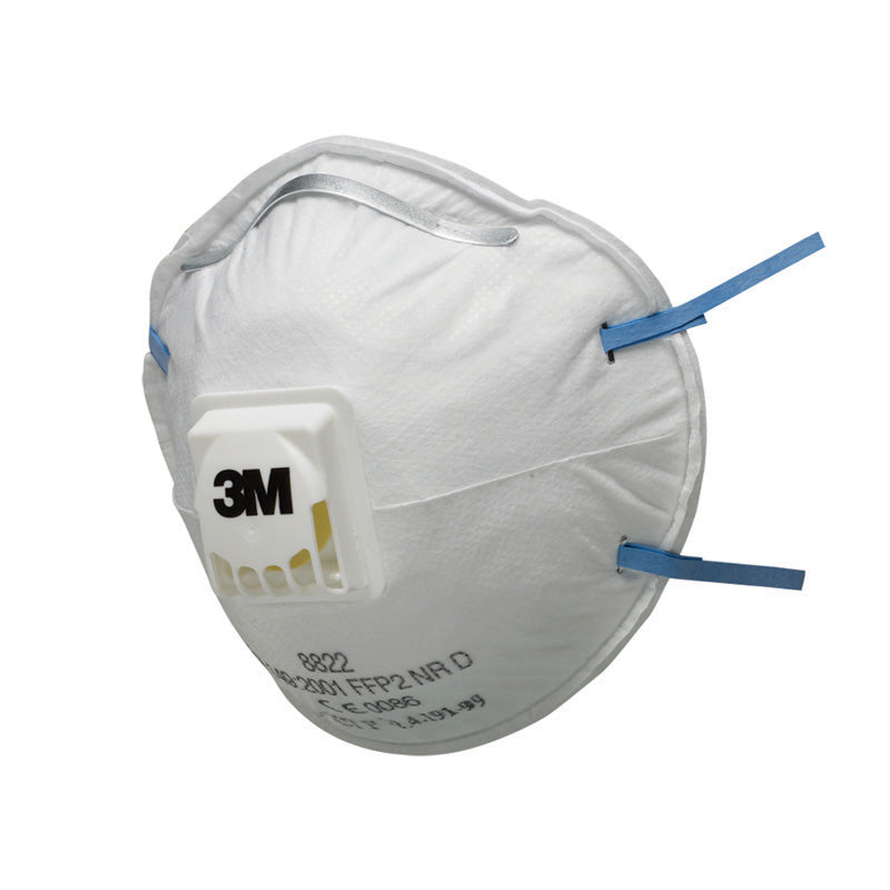 3M 8822 vorgeformte Atemschutzmaske FFP2 mit Ventil (10 Stk)