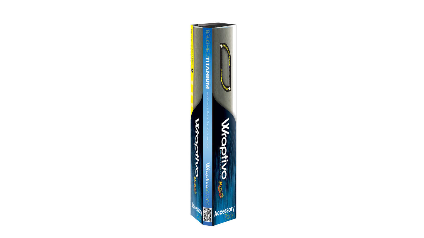 Meguiar's Wraptivo Folie Brushed Titanium - small (122 cm x 30,48 cm)