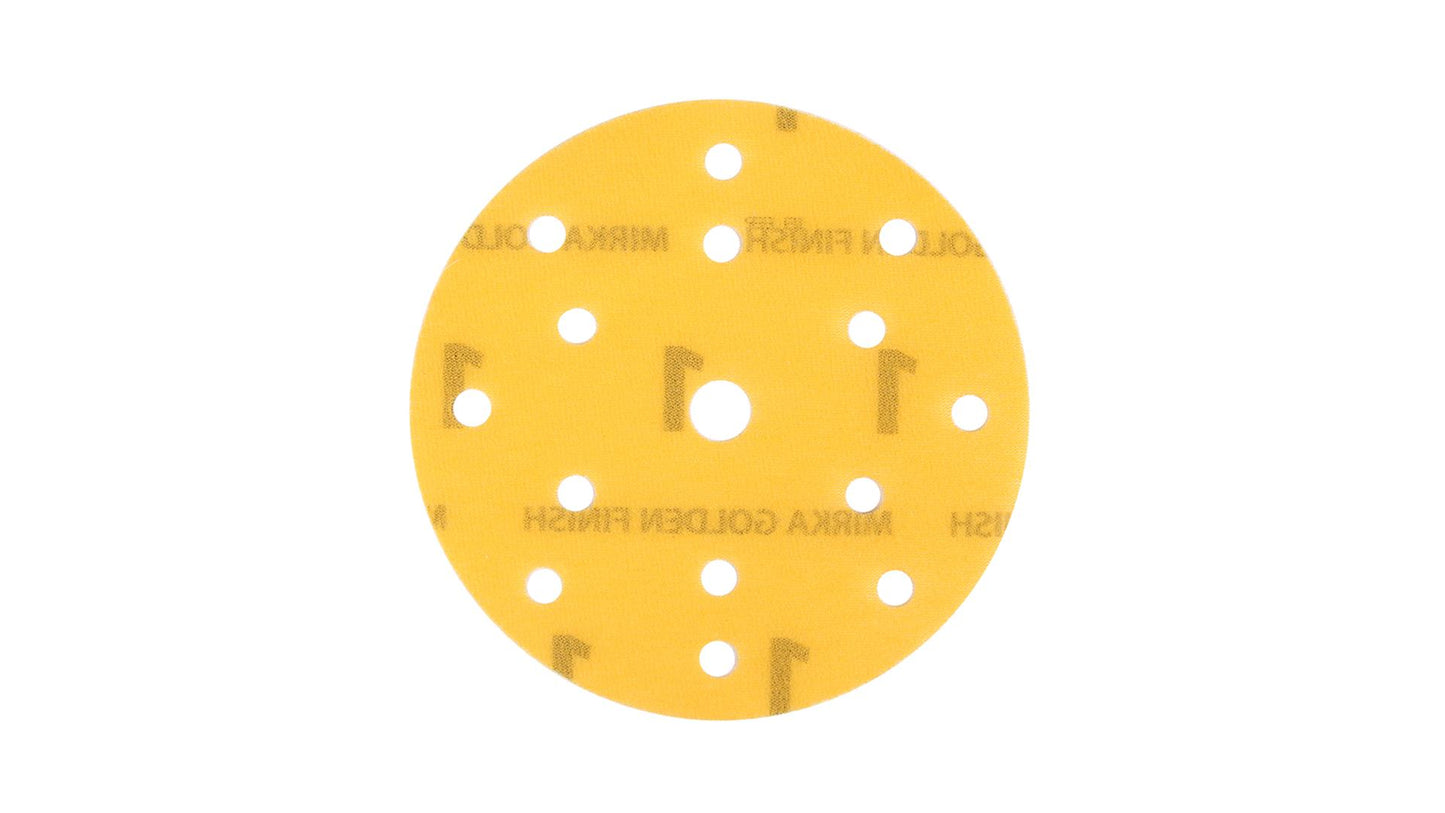Mirka Golden Finish Scheibe 1 Scheiben Ø 150 mm Grip 15-Loch (50Stk)