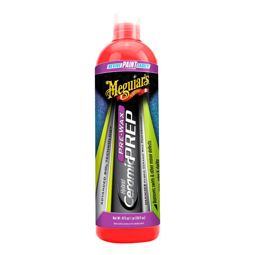 Meguiar's G220416 Hybrid Ceramic Pre-Wax Prep SiO2-Hybrid-Keramikschutz (473 ml)