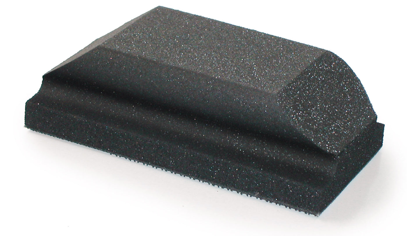 Mirka Handblock ohne Absaugung 70 x 125 mm Moosgummi/weich mit Griffmulde Grip ungelocht (1Stk)