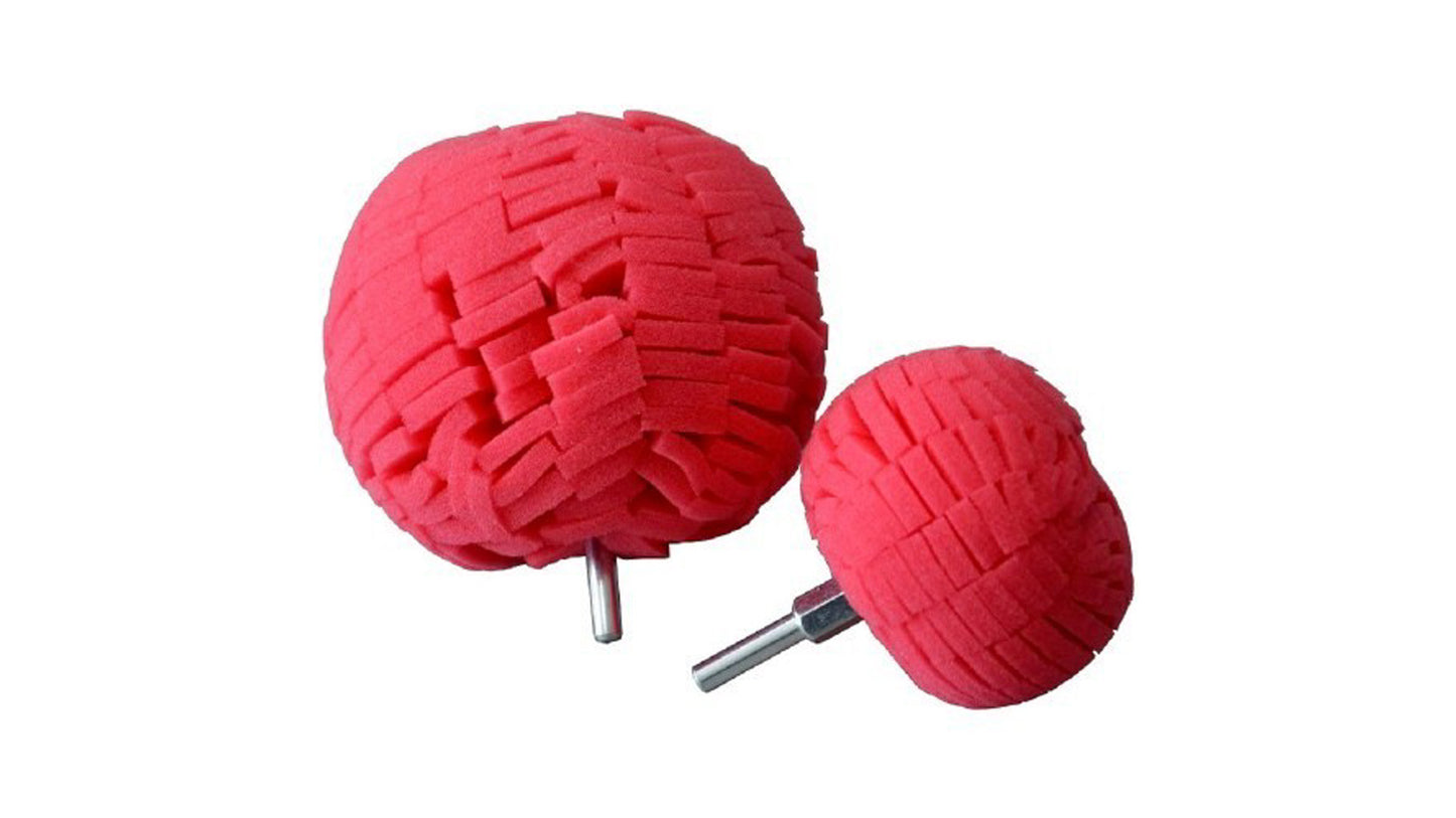 ROTWEISS Polierball fein rot Ø 75mm oder 100mm (1 Stk)