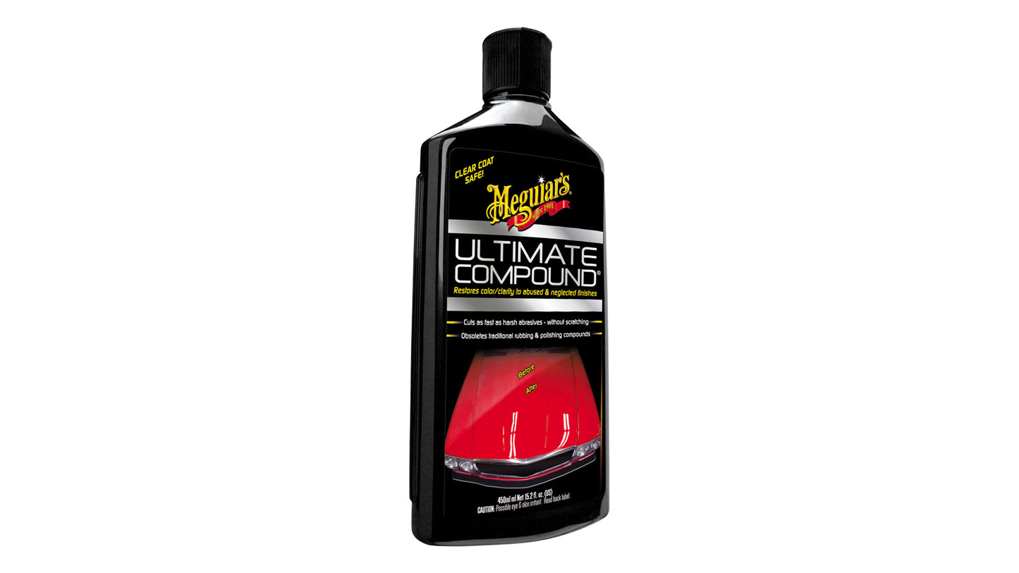 Meguiar's G17216 Ultimate Compound Polierpaste für Spiegelglanz, Farbauffrischung & Kratzerentfernung (450ml)