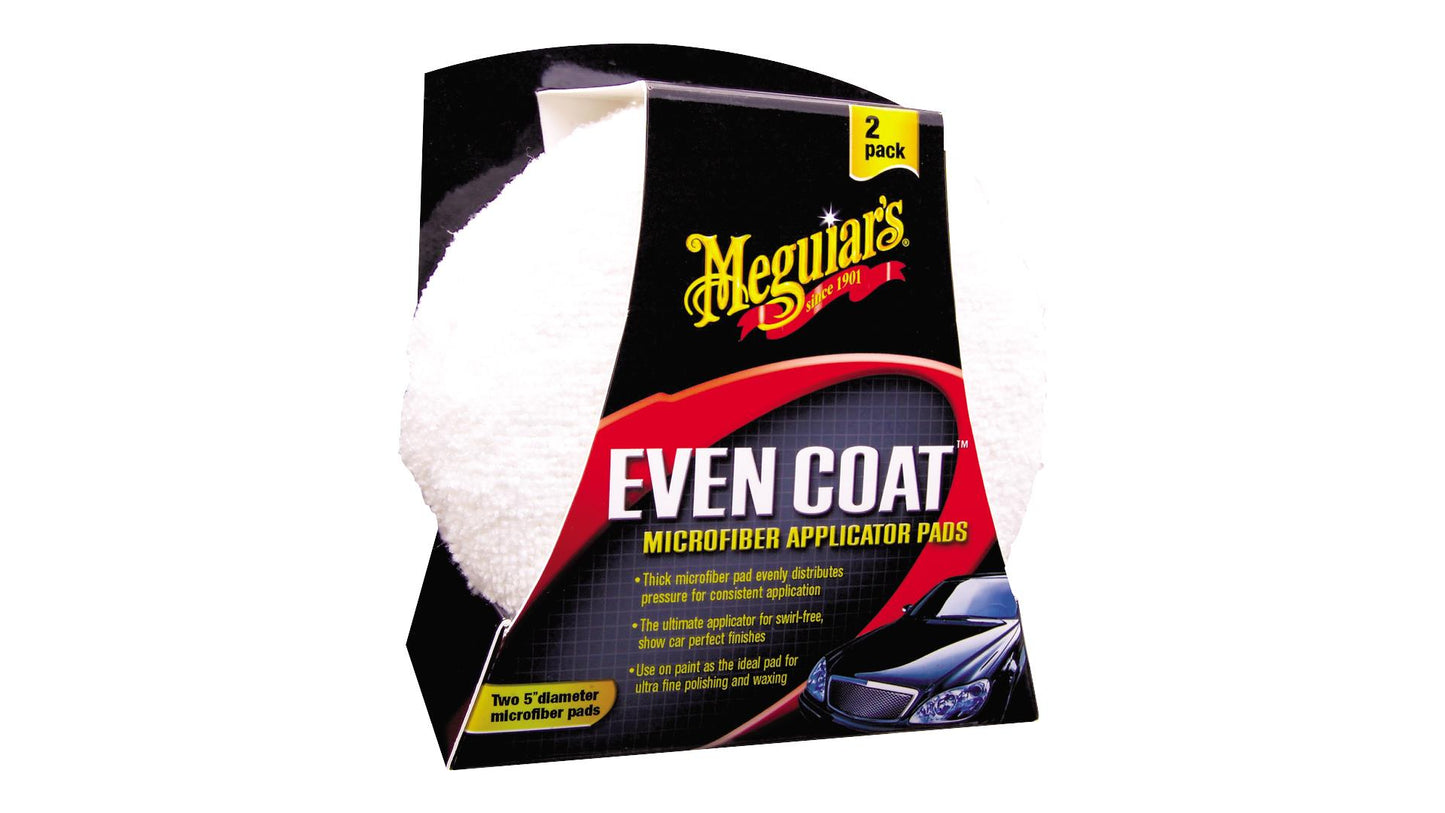 Meguiar's X3080 Mikrofaser Auftragsschwamm Even Coat Applicator (2Stk.)