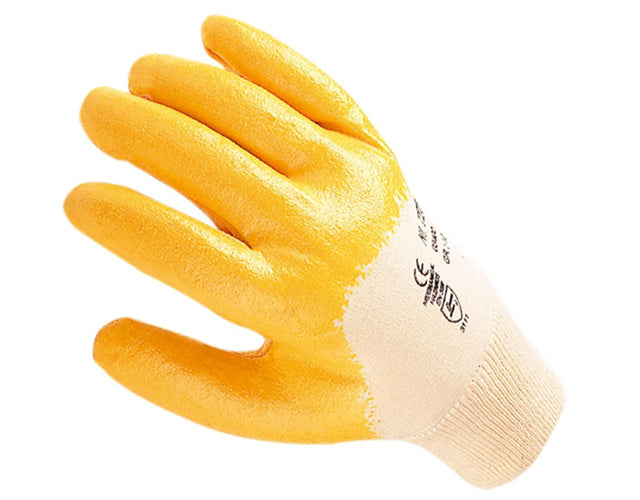 Nitril Handschuhe gelb Gr. 8 9 oder 10 Schutzhandschuhe EN 388 (1 Paar)