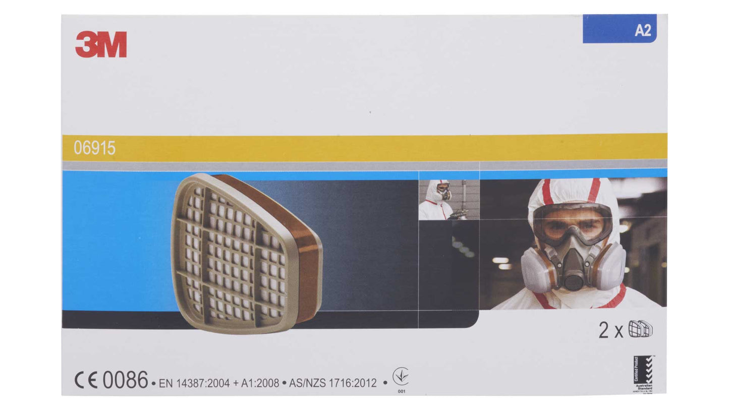 3M Aktiv Filterpatronen A2 06915 (2 Paar) Nachfolger 6055