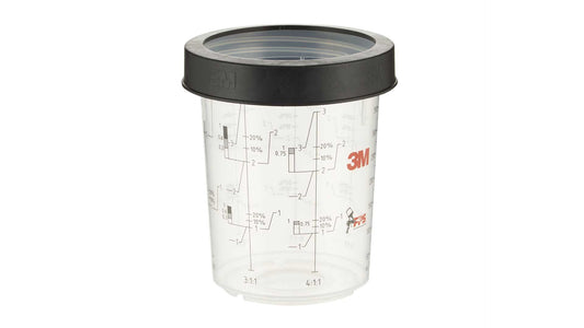 3M PPS-Becher mit Schraubring 0,4 l (Satz mit 2 Stk)