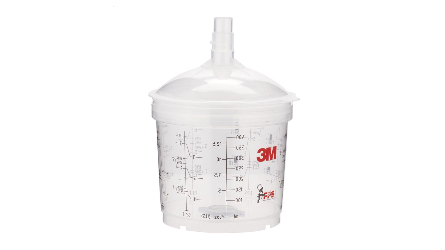 3M 16152 PPS TypeV 400ml Becher, 200 µm Deckel- und Becher-Kits (1 Set)
