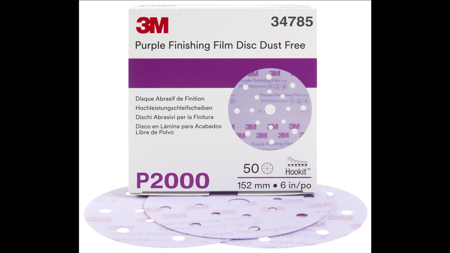 3M Hookit Purple Schleifscheibe 260L+ (50 Stk)