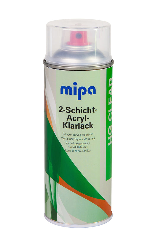 Mipa 2-Schicht-Acryl-Klarlack hochglänzend Auto-Spray (400ml)