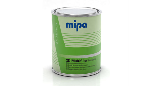 Mipa 2K-Multifiller in Hellgrau oder Dunkelgrau (1l oder 4l)