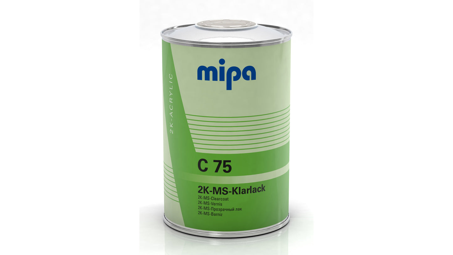 Mipa 2K-MS-Klarlack C 75 MS-Qualität in (0,5l, 1l oder 5l)