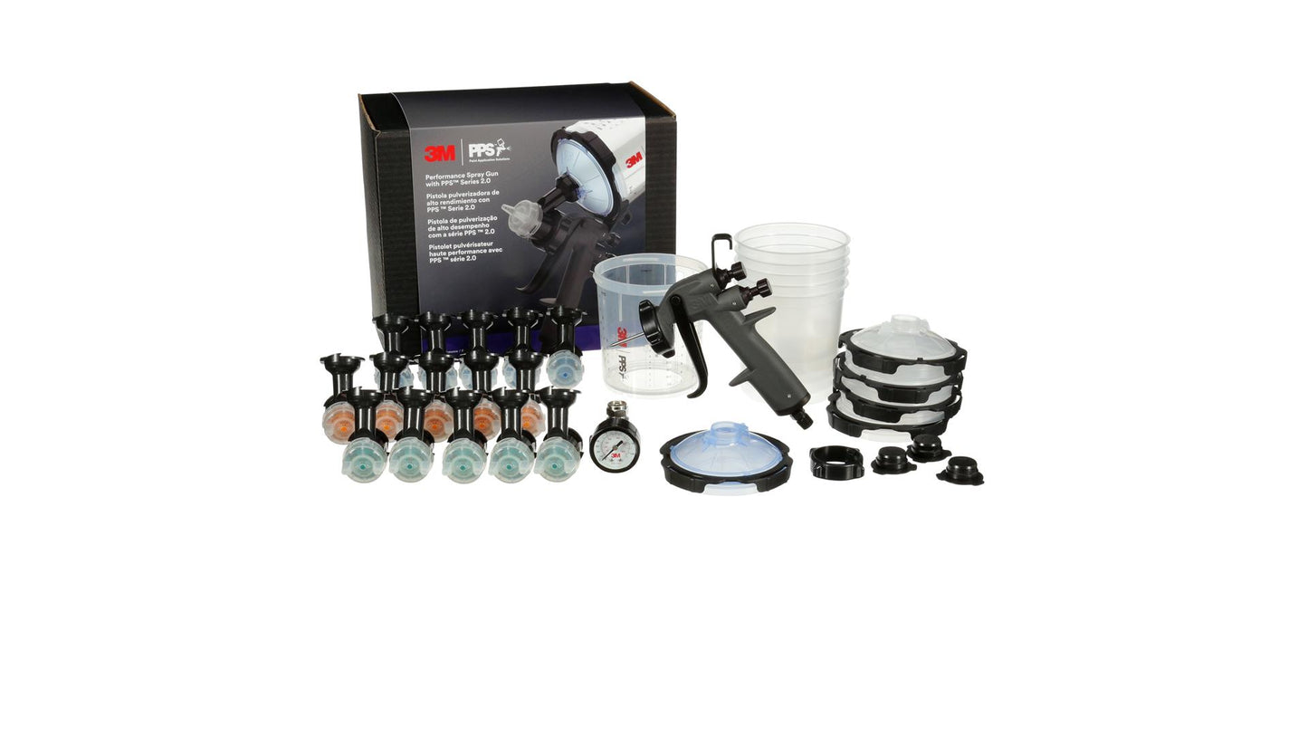 3M 26778 Hochleistungslackierpistole HVLP für Fließbecher mit PPS 2.0