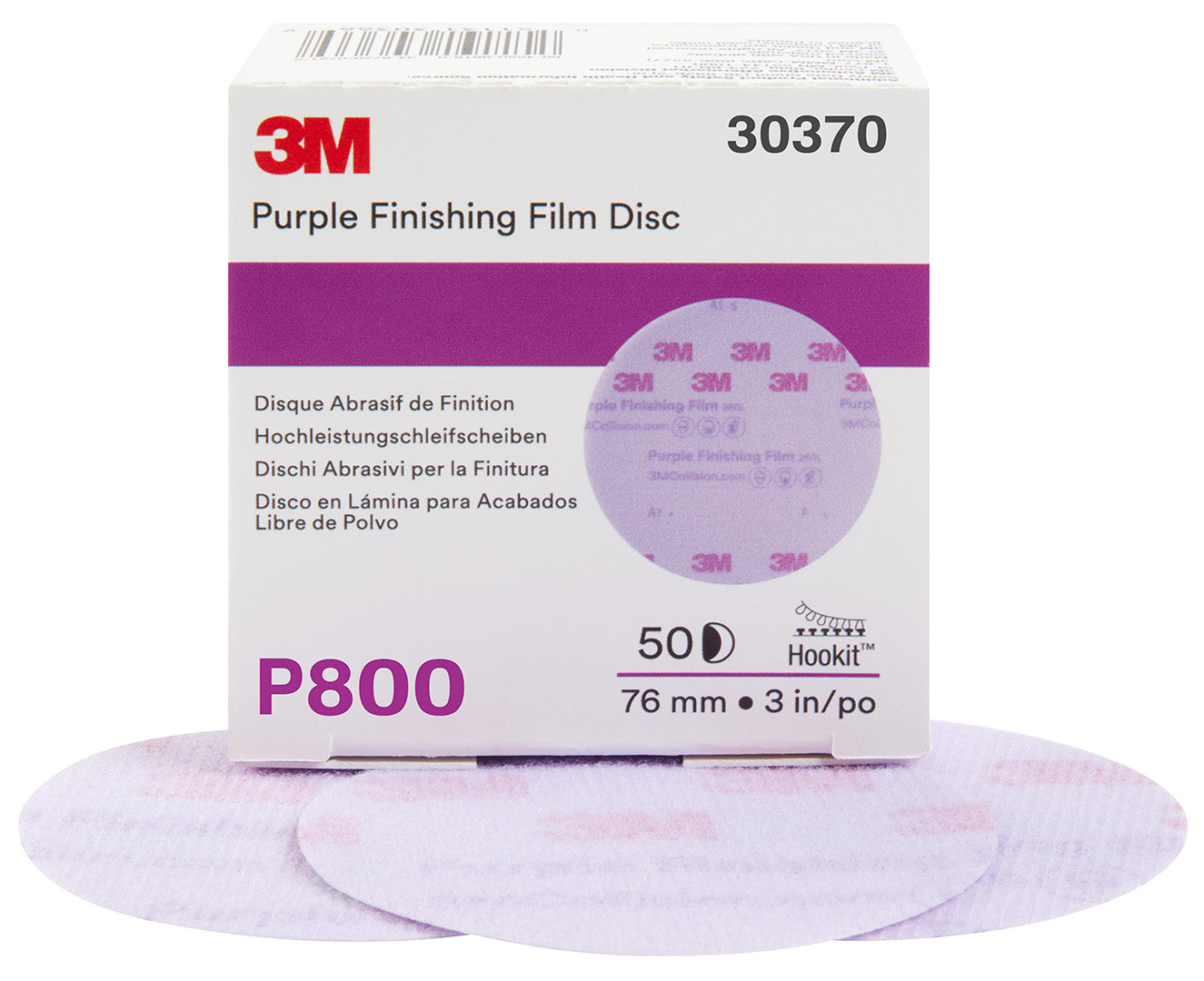 3M Hookit Purple Schleifscheibe 260L+ (50 Stk)