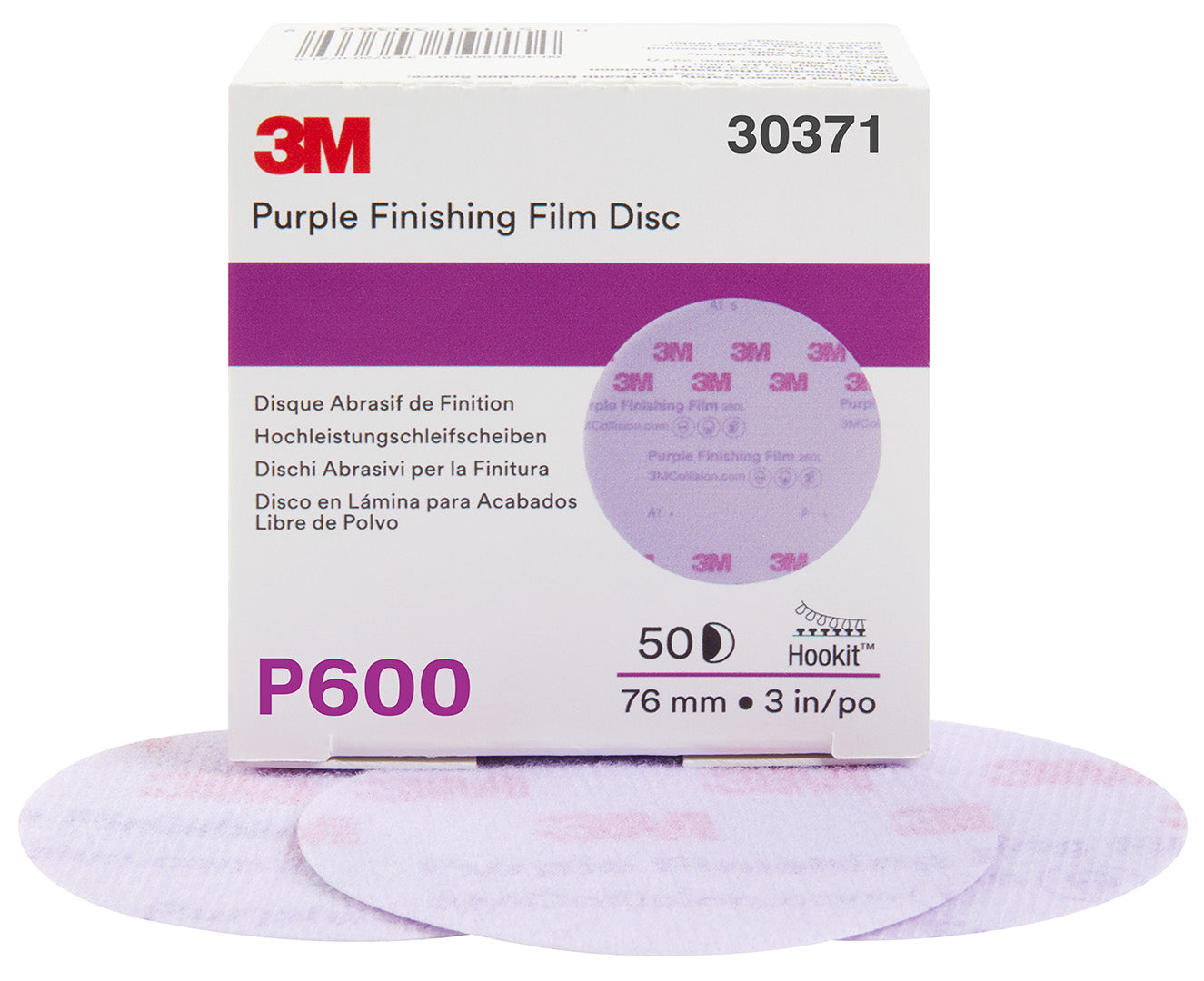 3M Hookit Purple Schleifscheibe 260L+ (50 Stk)