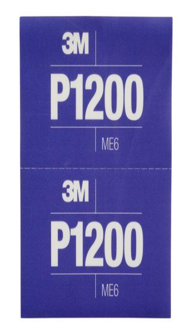 3M 270J Hookit Flexible Schleifstreifen Grün, Braun oder Lila P400–P1500 (25 Stk)