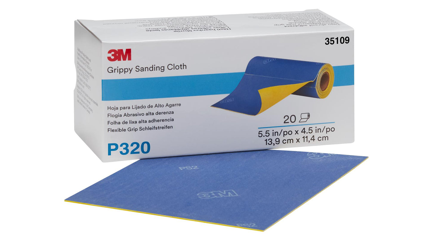 3M Flexible Grip Schleifstreifen 139x114mm P320 bis P2000 (20Stk)