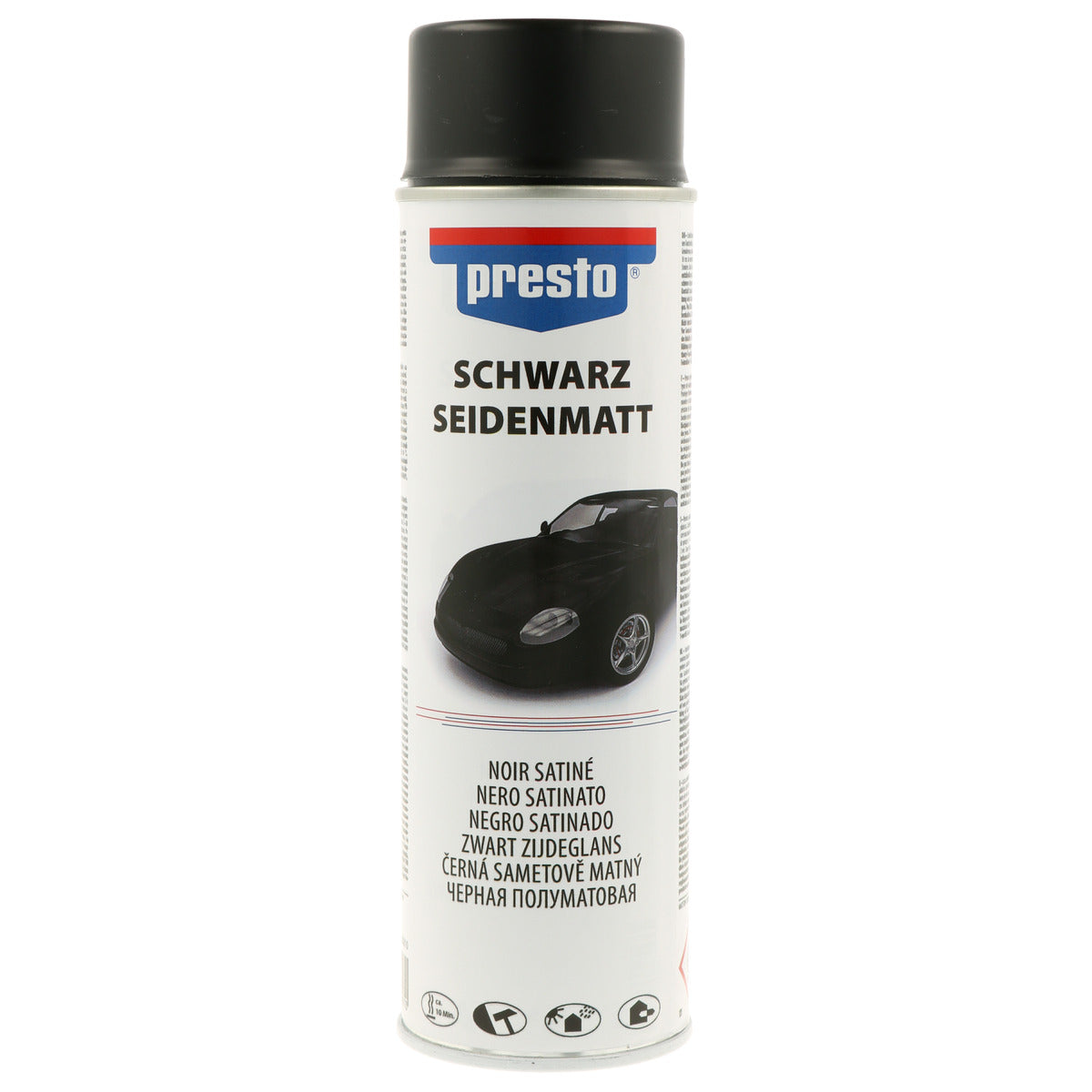 presto Rallye-Spray schwarz & weiß, glänzend, matt, seidenmatt (500ml)
