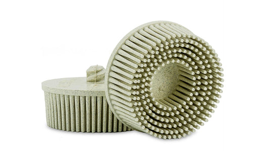 3M 07528 Scotch-Brite Roloc Bristle Disc P120 50mm x 15,8mm weiss (1 Stück)