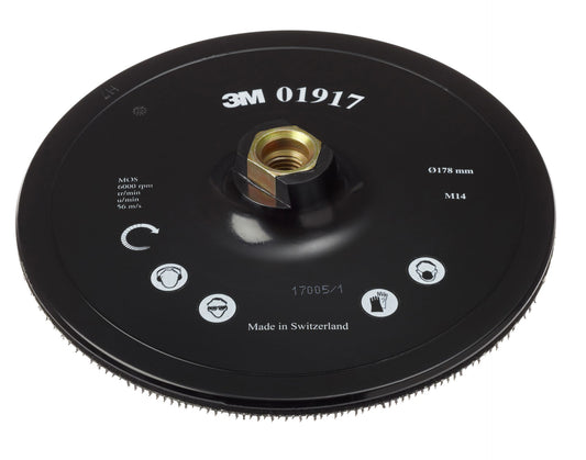3M 01917 Haftstützteller DH-AC ohne Zentrierung Ø178 mm M14-Aufnahme