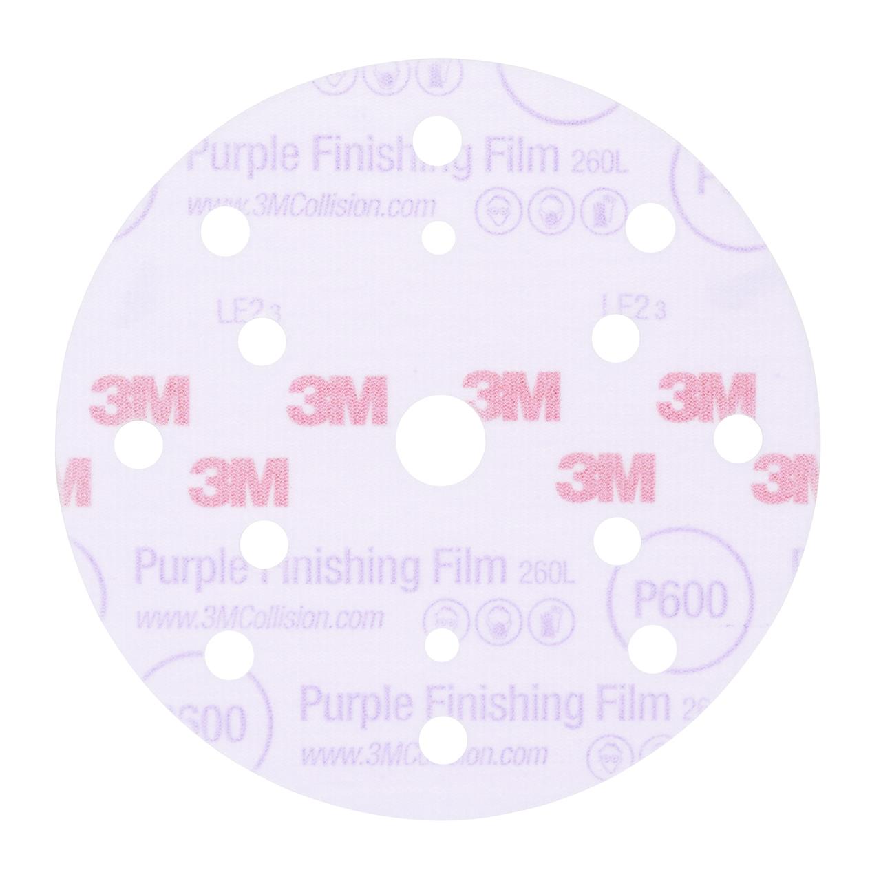 3M Hookit Purple Schleifscheibe 260L+ (50 Stk)