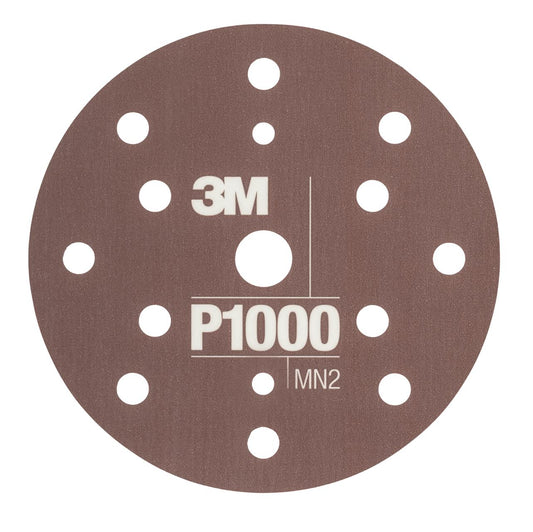 3M Hookit Flexible Schleifscheibe 270J 150mm 15-fach gelocht P400 - P1500 (25 Stk)