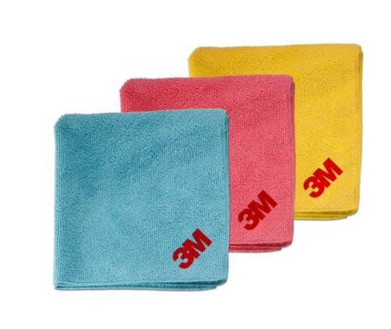 3M Perfect-it III Hochleistungs-Poliertuch rosa, blau oder gelb (1 Stk)