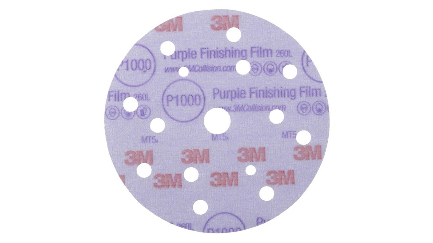 3M Hookit Purple Schleifscheibe 260L+ (50 Stk)
