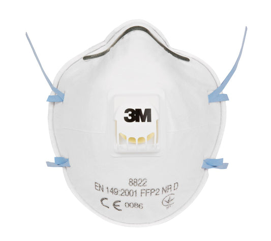 3M 8822 vorgeformte Atemschutzmaske FFP2 mit Ventil (10 Stk)