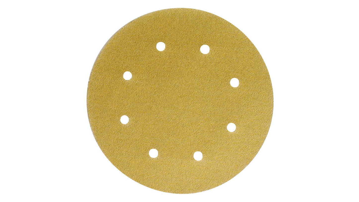 3M 255P Hookit Gold Schleifscheibe 200mm 8-fach-gelocht P80-P400 (50 Stück)