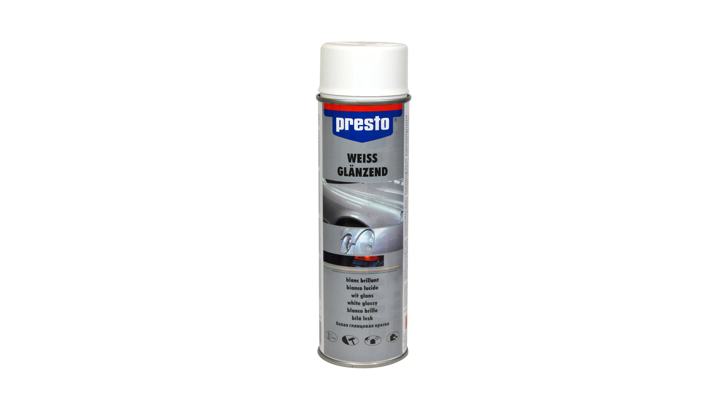 presto Rallye-Spray schwarz & weiß, glänzend, matt, seidenmatt (500ml)