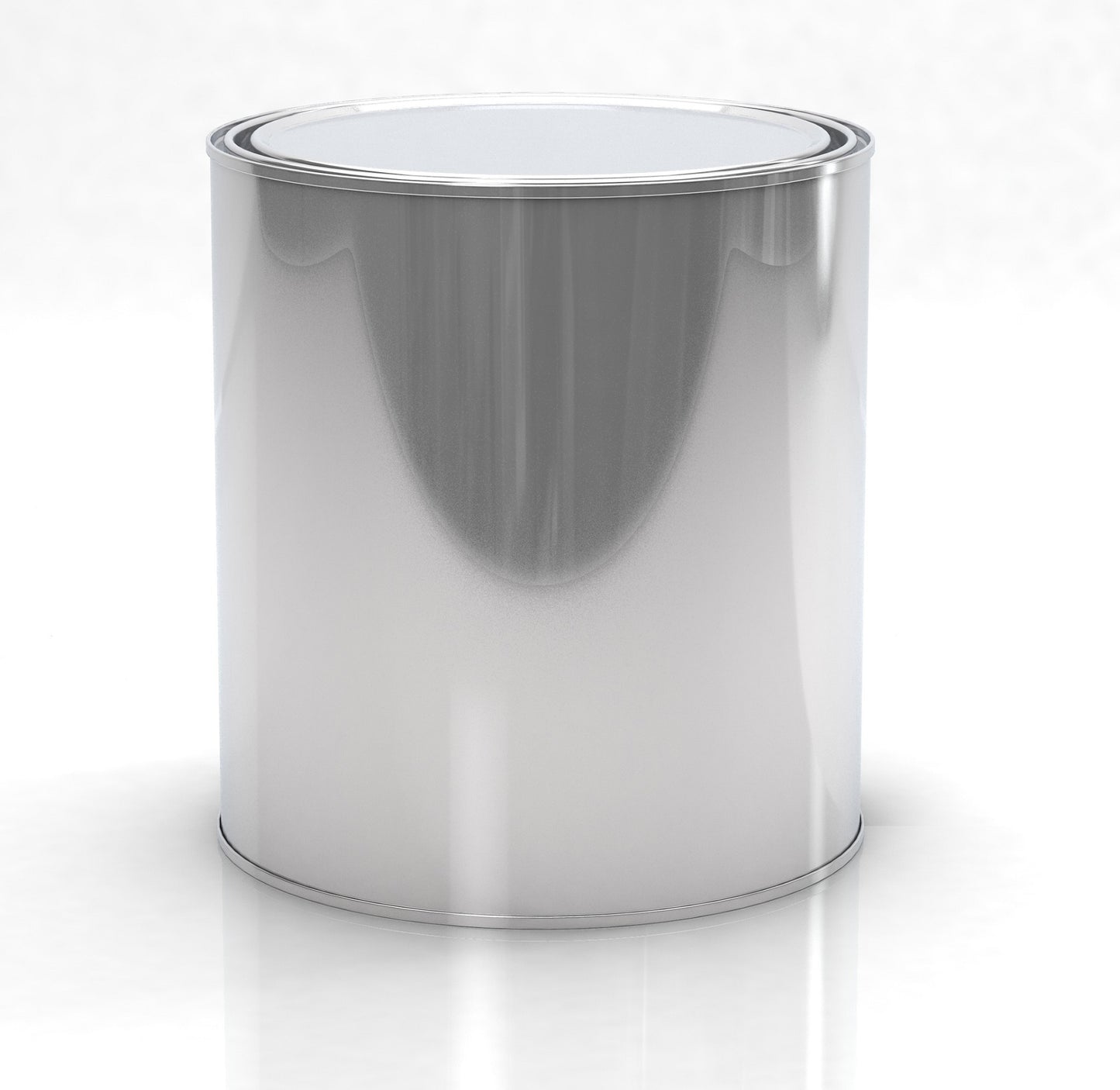 Mipa Leerdose blank mit Deckel, 2l, 2,5l oder 3l (Metall, 1 Stück)