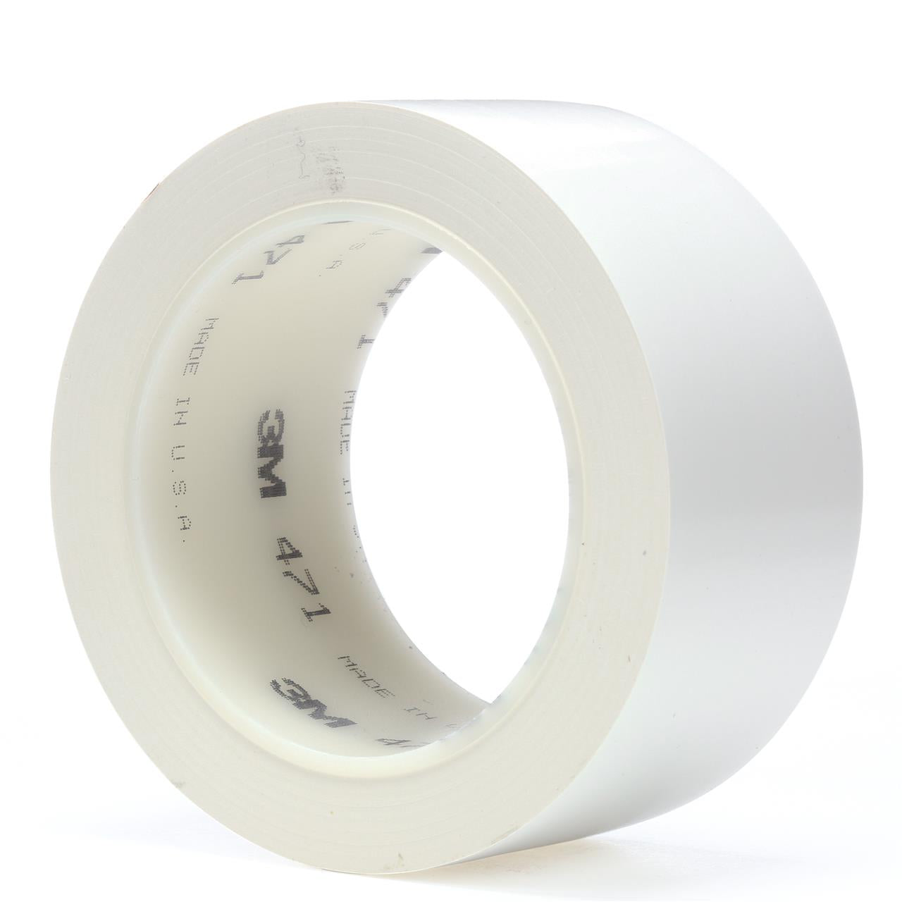3M Weich-PVC-Klebeband 471 F, weiß, 50.8mm x 33m, 0.13mm