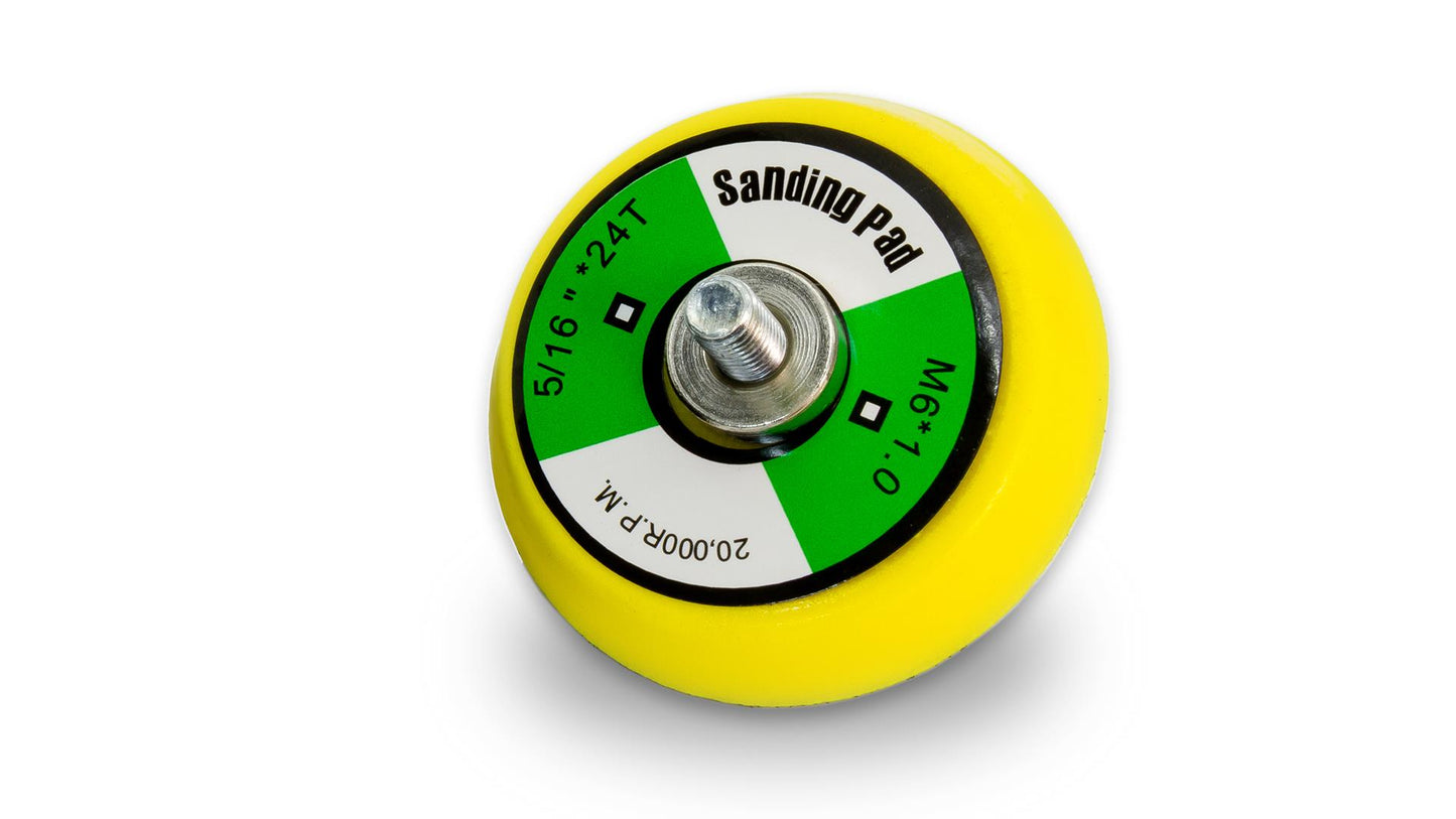 Schleifteller mit Klettgewebe in 38mm, 50mm oder 75mm Ø