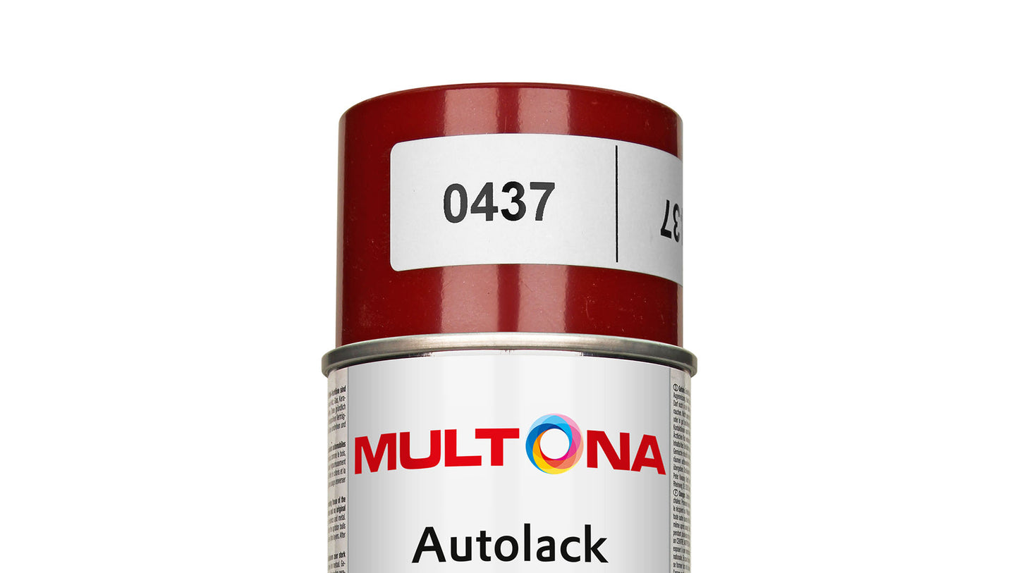 Multona Autolack Spray RENAULT RVI - LKW 1712 Rouge (400ml)