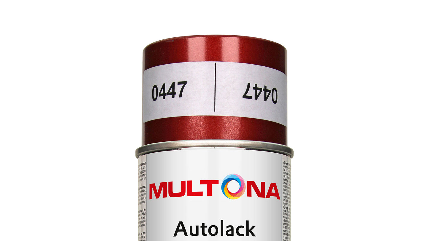 Multona Autolack Spray VOLKSWAGEN - AUDI LC3M Memoryrot perleffekt (400ml)