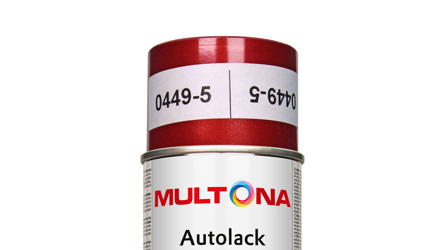 Multona Autolack Spray SAAB 124 Karminroed metallic (400ml)