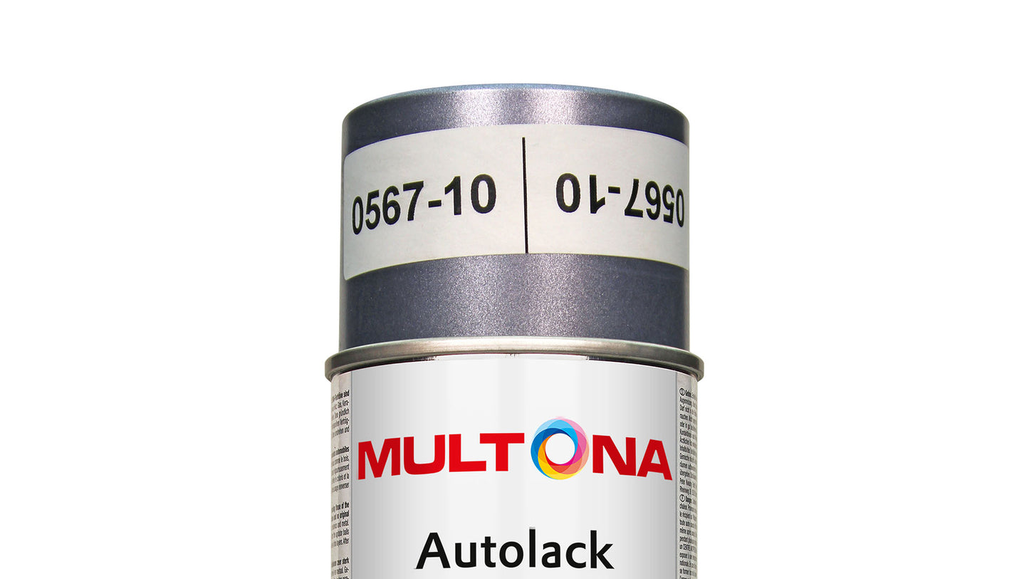 Multona Autolack Spray VOLKSWAGEN - AUDI LY7H Akoyasilber metallic (400ml)