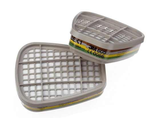 3M 6059 Gas- und Kombifilter ABEK1 für Halb- und Vollmasken (4 Paare = 8 Stück)
